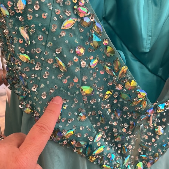 Morilee Paparazzi Strapless Homecoming Winter Formal Prom Dress, size 10 nwt - Picture 7 of 12